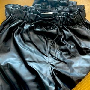 Abercrombie & Fitch faux leather pants